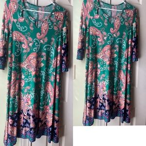 Silky Boutique Dress with Pockets